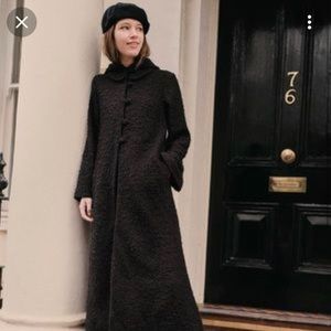 Christy Dawn Primrose Coat Noir L - never worn